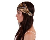 Wide ZigZag Headband Chevron print womens fall hair accessories