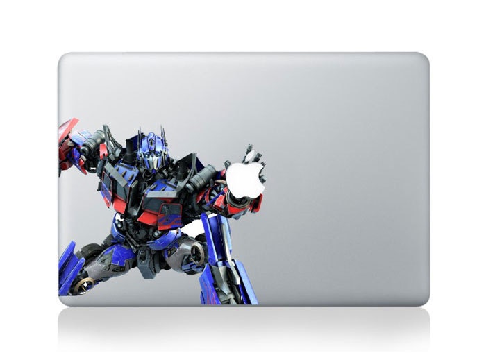 Transformers  - Mac Decal Macbook Stickers Macbook Decals Apple Decal  Macbook Pro Sticker Macbook Air  iPad2 Decals