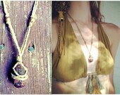 internal flame. a raw ruby talisman necklace. 'in stock/ ready to ship'