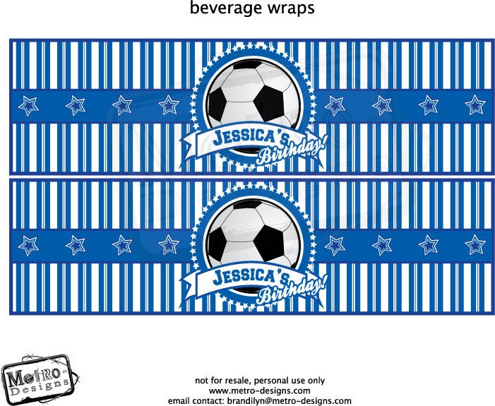 Soccer Star Beverage Wrappers Il_570xn