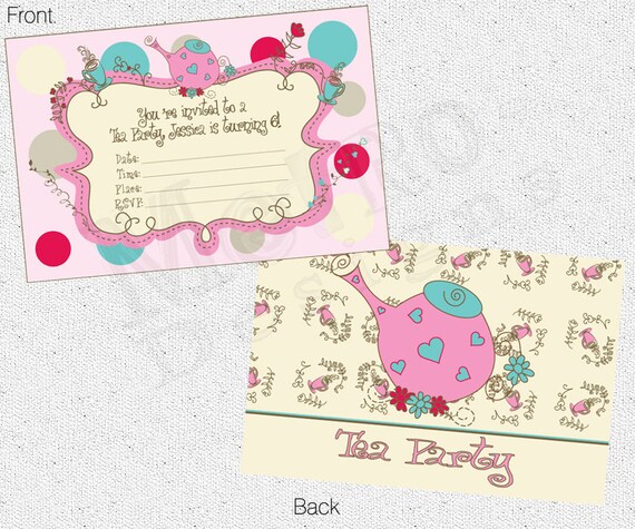 Tea Party Invitation Il_570xn