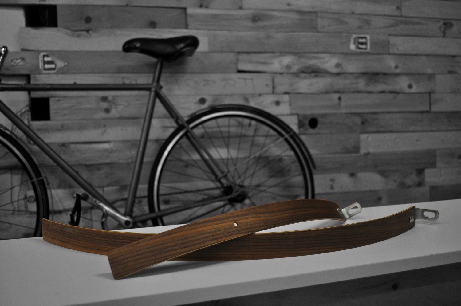 RE-cycle   Reclaimed Exotic Hardwood Bike Fenders