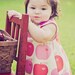 Organic Cotton Knit - Pink Lady Apples Baby Girl Dress - Organic Kids Clothing - Organic Infant Dress - Newborn Natural Dress - 3M to 3T