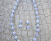 SALE...  The Blue Princess - Blue Lace Agate Necklace