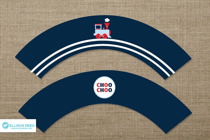 Train Printable - Train Birthday - Train Banner - decorations - choo choo - printable party - 2nd birthday - first birthday - boy birthday Il_570xn