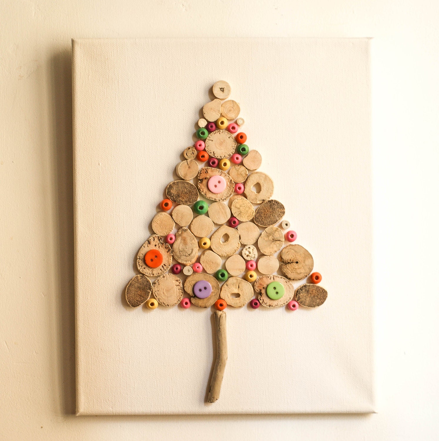 Driftwood Christmas Tree,Christmas Decoration,Holiday Decor,Children's Wall Art