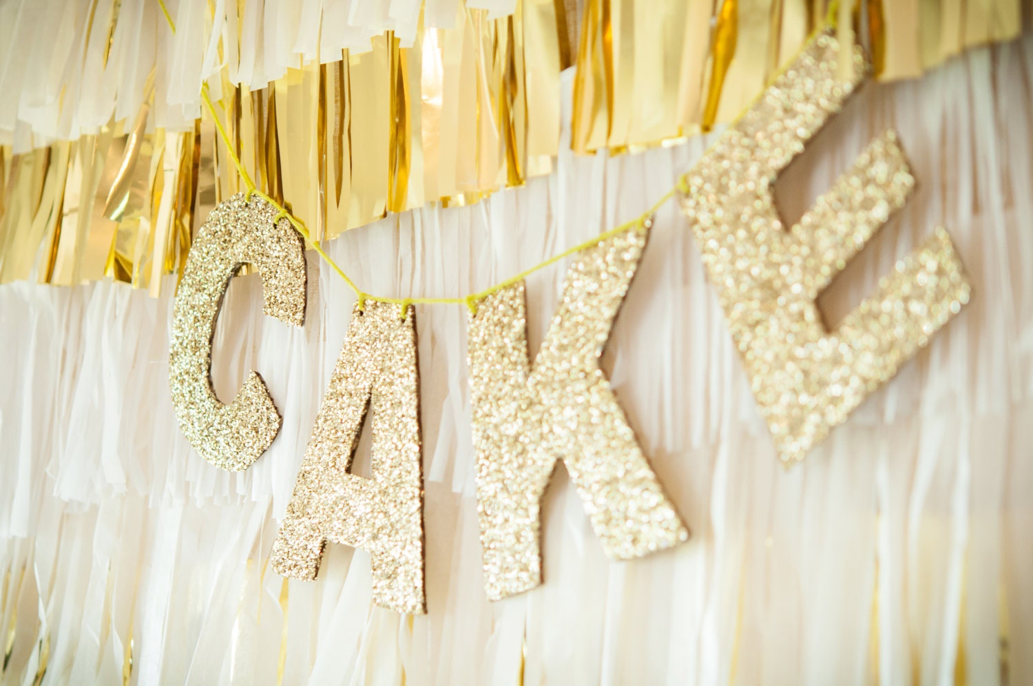 Custom Glitter Party Banner (Made to Order)