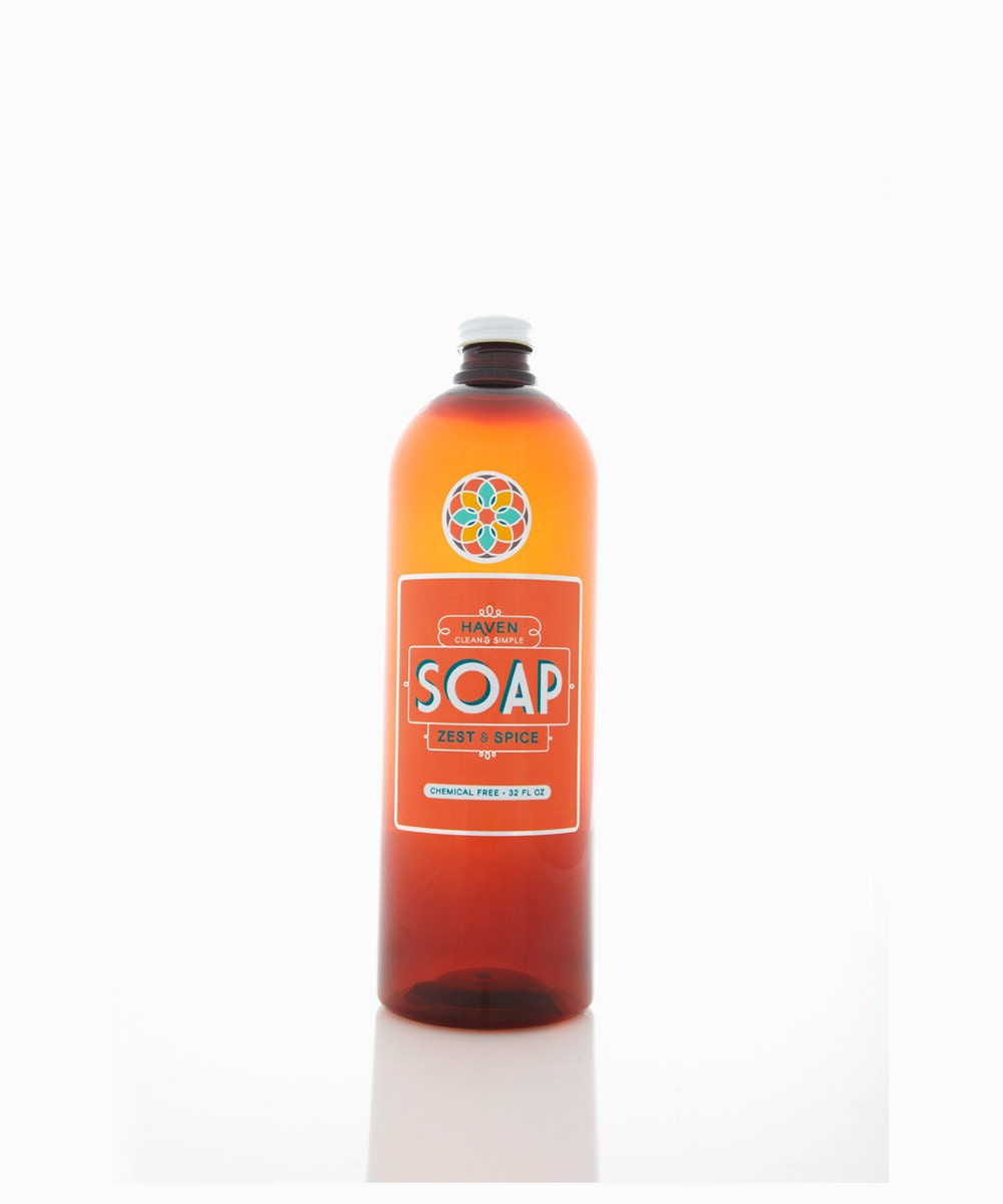 HAVEN Castile Soap / Zest and Spice / Dispenser-Friendly