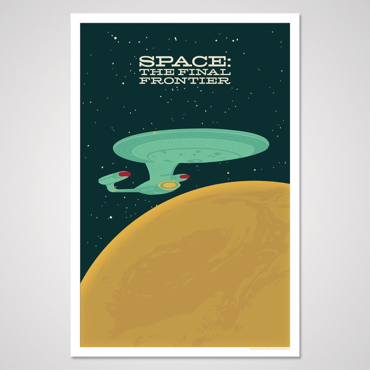 Final Frontier - 12x18 Art Print