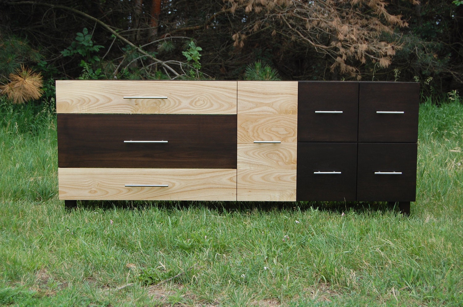Walnut & Ash Console