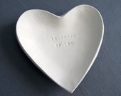Sympathy Gift - Thinking of You Heart Shaped Bowl - Gift Packaged in a Velvet Bag