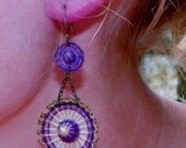 Vintage 20 30's Mexican Sombrero Hat Earrings