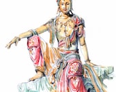 QuanYin Bodhisattva print from an original sketch