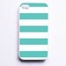 iPhone 4 Case - Nautical Stripe in Teal