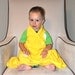 The Sleep 'n Cuddle Wrap Fleece Toddler Sleep Sack and Wearable Baby Blanket (Yellow) Lightweight Fleece