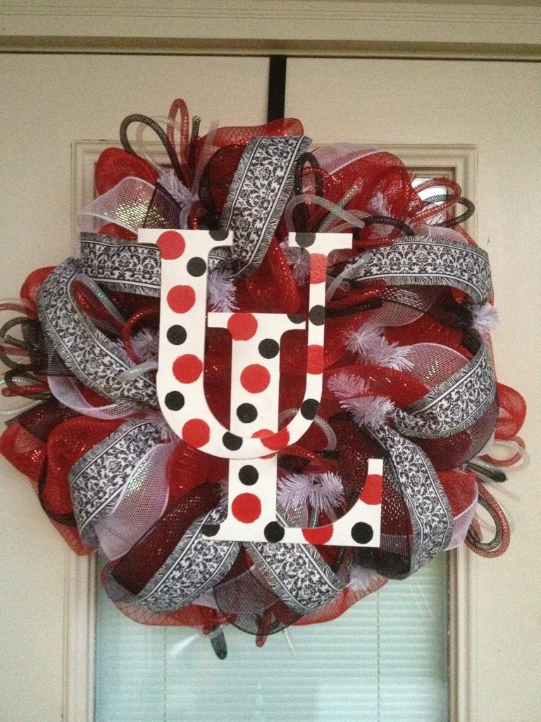 UL Lafayette Ragin Cajuns Wreath