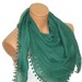 Discount sale..Emerald green Turkish Yemeni Scarf ..bridal,scarf,authentic, romantic, elegant, fashion, personalized design...