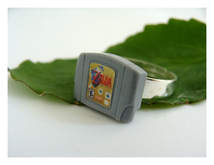 Nintendo 64 Cartridge Ring -  Zelda, Harvest Moon, GoldenEye and more