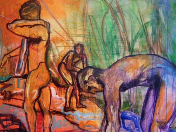 Sanctuary- original 36x48 painting
