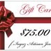 75 Dollar Gift Certificate