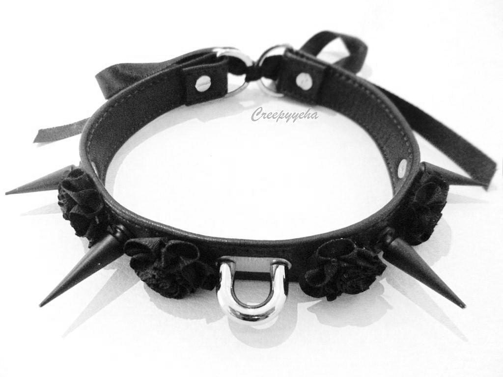 Black Ringed Babydoll Choker