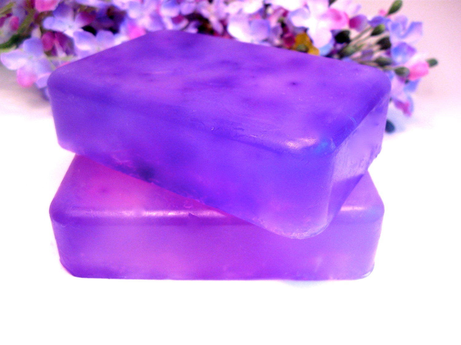 Lilac Glycerin Soap -- Handmade Vegan Sulfate Free Glycerin Soap