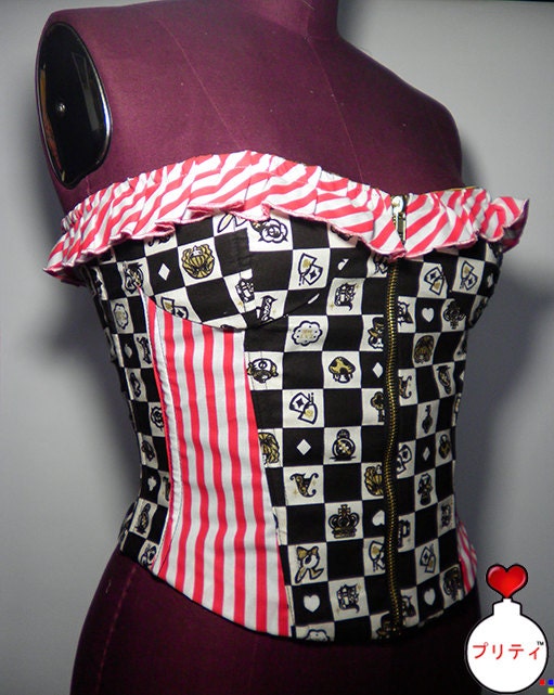Kawaii "Alice" Bustier/Corset Top.