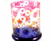 Retro Votive Glass Candle Holder