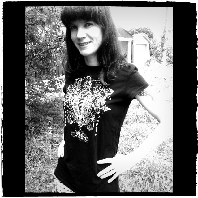Cosmic Trilobite T-Shirts- Stunning Steampunk Victorian Fossil Design- Women's Tee your size -  LIVE LOVE EVOLVE