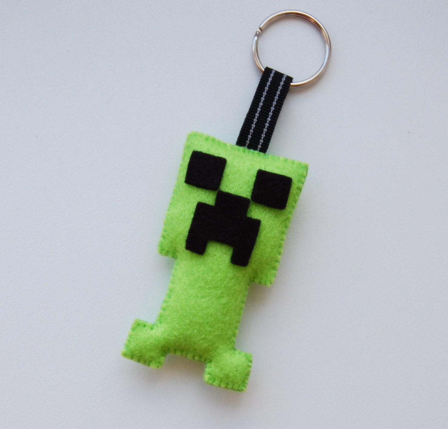Minecraft Creeper handmade key ring key chain charm bag decor