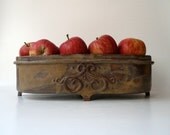 Oval Fruit Bowl in Variegated Brown