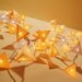 Cream Paper Pyramid Light Garland with Geometric Die Cuts - Long Strand
