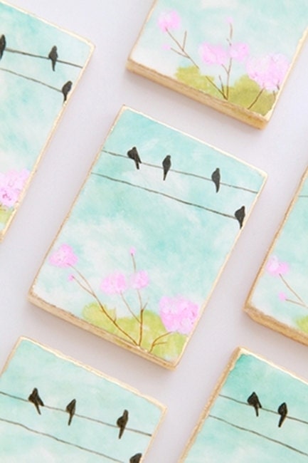 Birds on a Wire Cookies