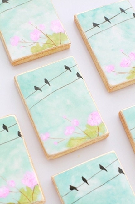 Birds on a Wire Cookies