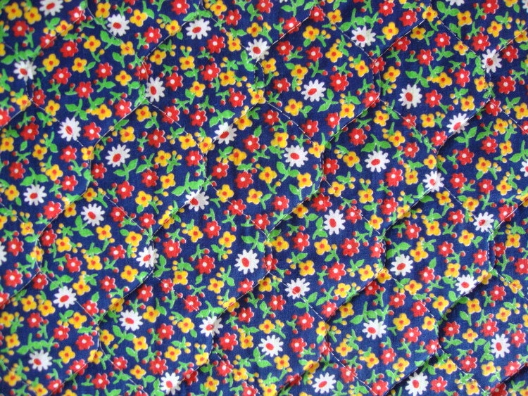 daisy print fabric
