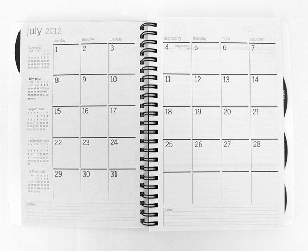 Game of Thrones 2012 2013 Daily Planner Calendar Agenda Upcycled Stark