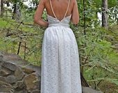 Vintage Open Back Lace Wedding Gown - Handmade by SuzannaM Designs - New Collection