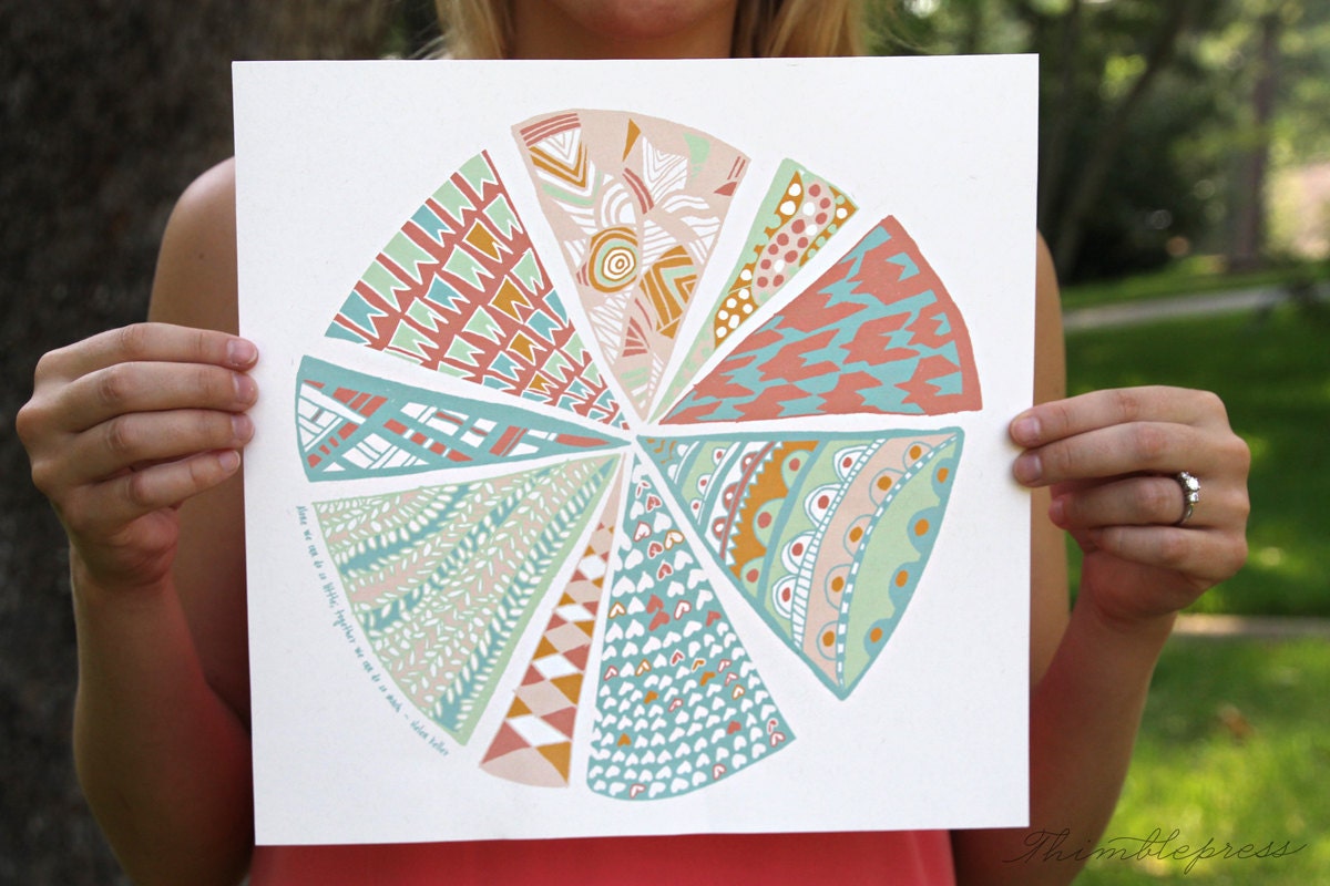 Pattern Pieces Print II