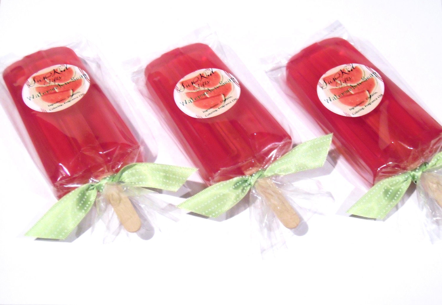 Popsicle Soap Watermelon Party Favors Wedding Favors Bridal Shower Favors Baby Shower Favors Birthday Party Favors