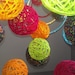 Multi-Color Yarn & Fabric Ball Baby Mobile