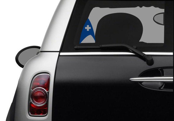 Star Trek Starfleet Medical Division Car Decal