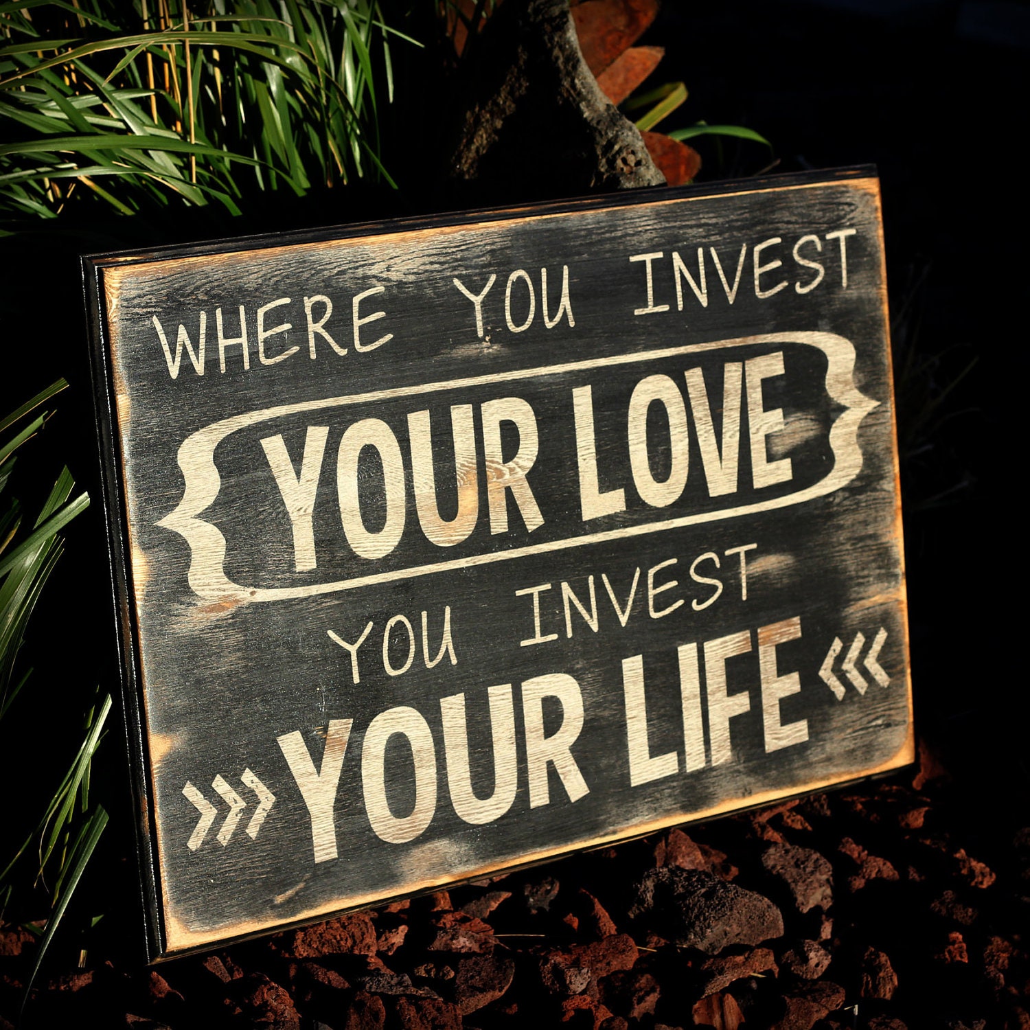 ON SALE.... (RTS) Painted and distressed wood sign - Rustic, Home Decor, Wall Art, Kitchen Art, bedroom decor