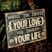ON SALE.... (RTS) Painted and distressed wood sign - Rustic, Home Decor, Wall Art, Kitchen Art, bedroom decor