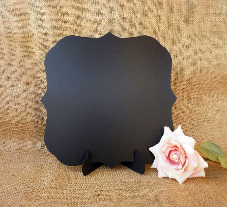 Chalkboard sign with easel handmade blackboard
