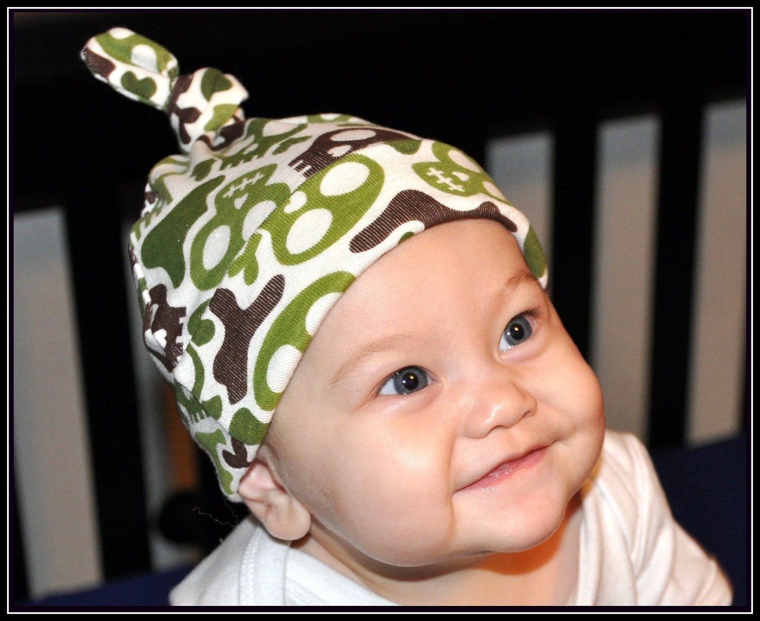 Newborn Baby Knit Skull Cap -- Newborn, Infant, Toddler -- Baby Clothing -- Baby Geek -- Handmade, Unisex, Washable