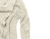 Women knitted cardigan handmade women jacket  knitting natural eco design