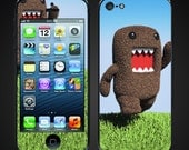 iPhone 5 Vinyl Skins Decal Wrap -  Domo Kun Doll Plush   - Free Shipping  - NOT a HARD CASE