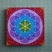 Flower of Life- Wood Block Print Art
