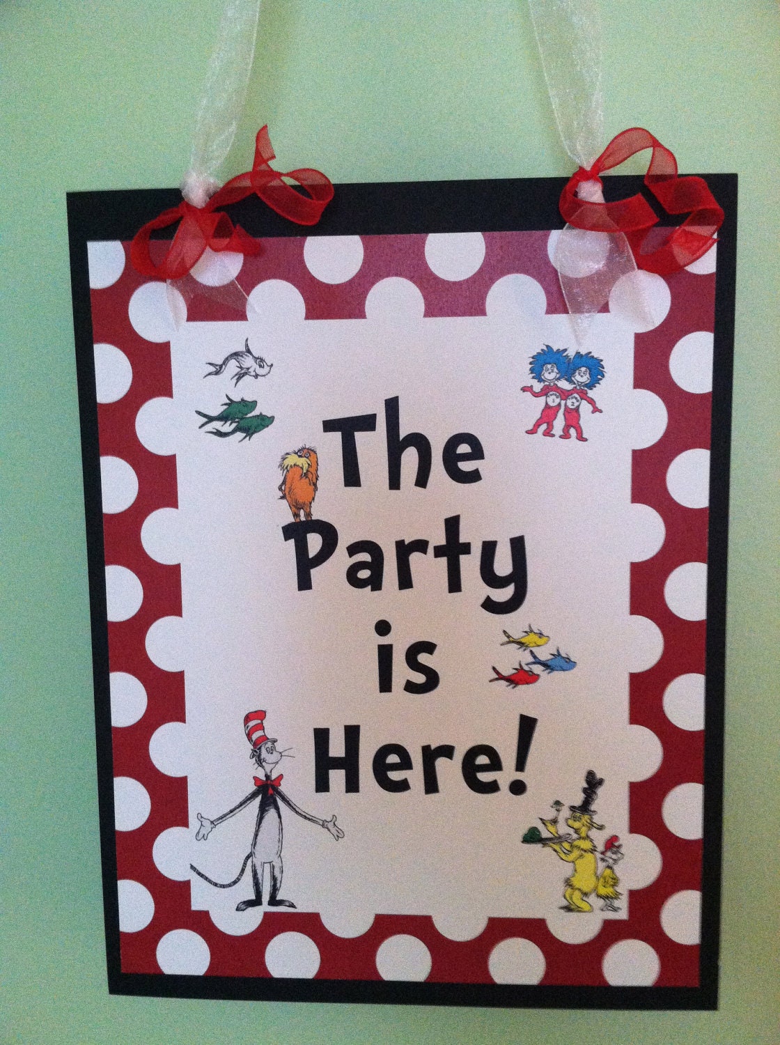 Dr. Seuss PRINTABLE Party Sign