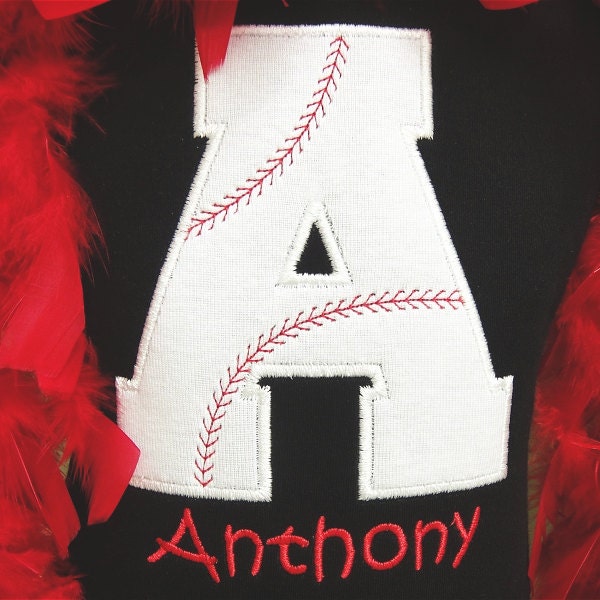Baseball Alpha and Numbers applique tshirt/baseball tshirt/baseball applique tshirt/sport tshirt/baseball birthday/sports birthday